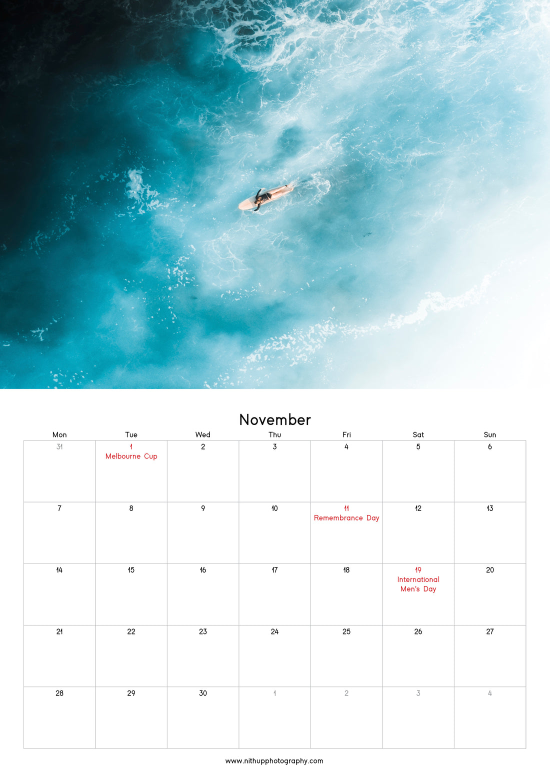 2022 Custom Calendar