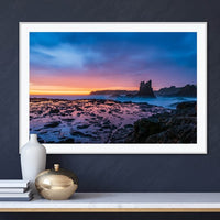 Rainy Sunrise at Cathedral Rocks, NSW.