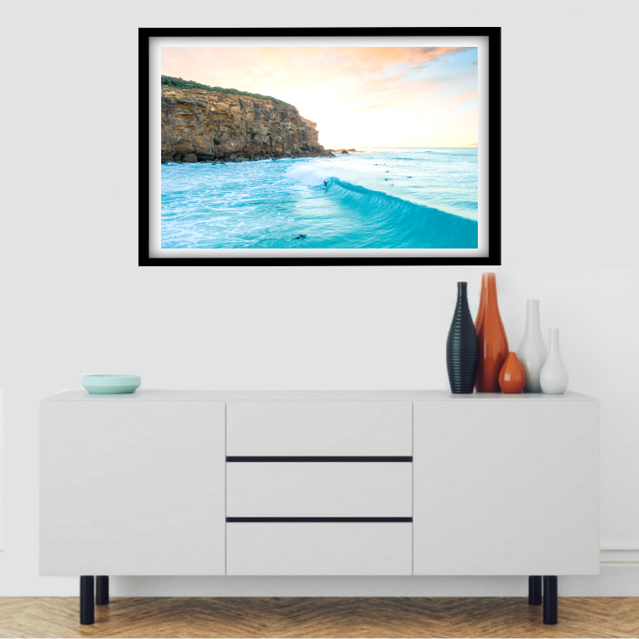 Redhead Surfer Landscape