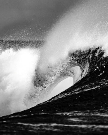 Teahupoo Wave BW