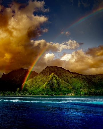 Teahupoo Rainbow Bliss Vertical
