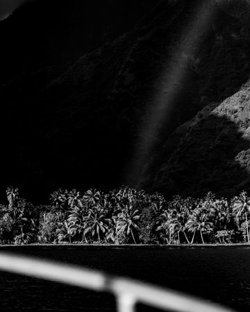 Tahitian Heaven Vertical BW