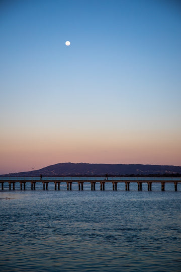 Rye Pier Full Moon