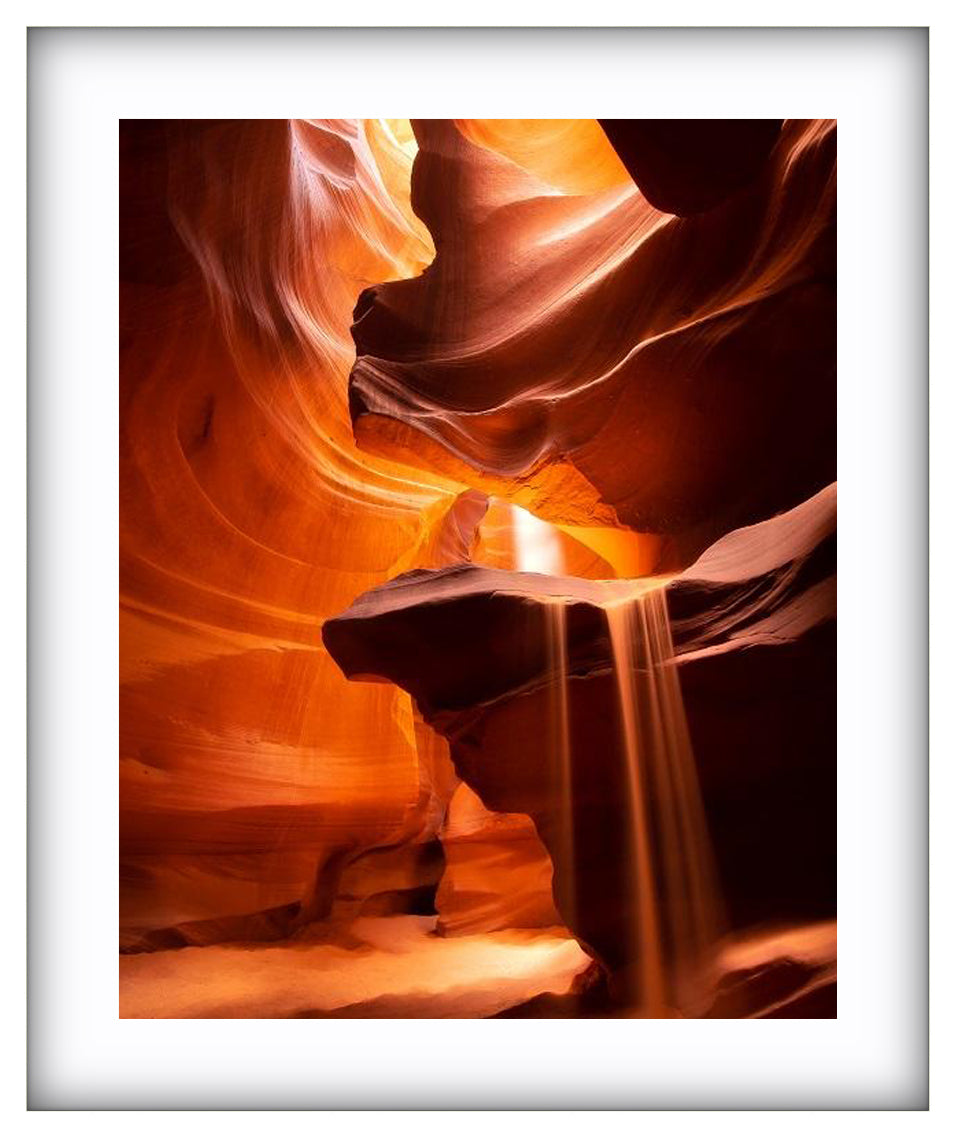 Sand Falls at Antelope Canyon
