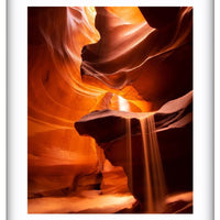 Sand Falls at Antelope Canyon