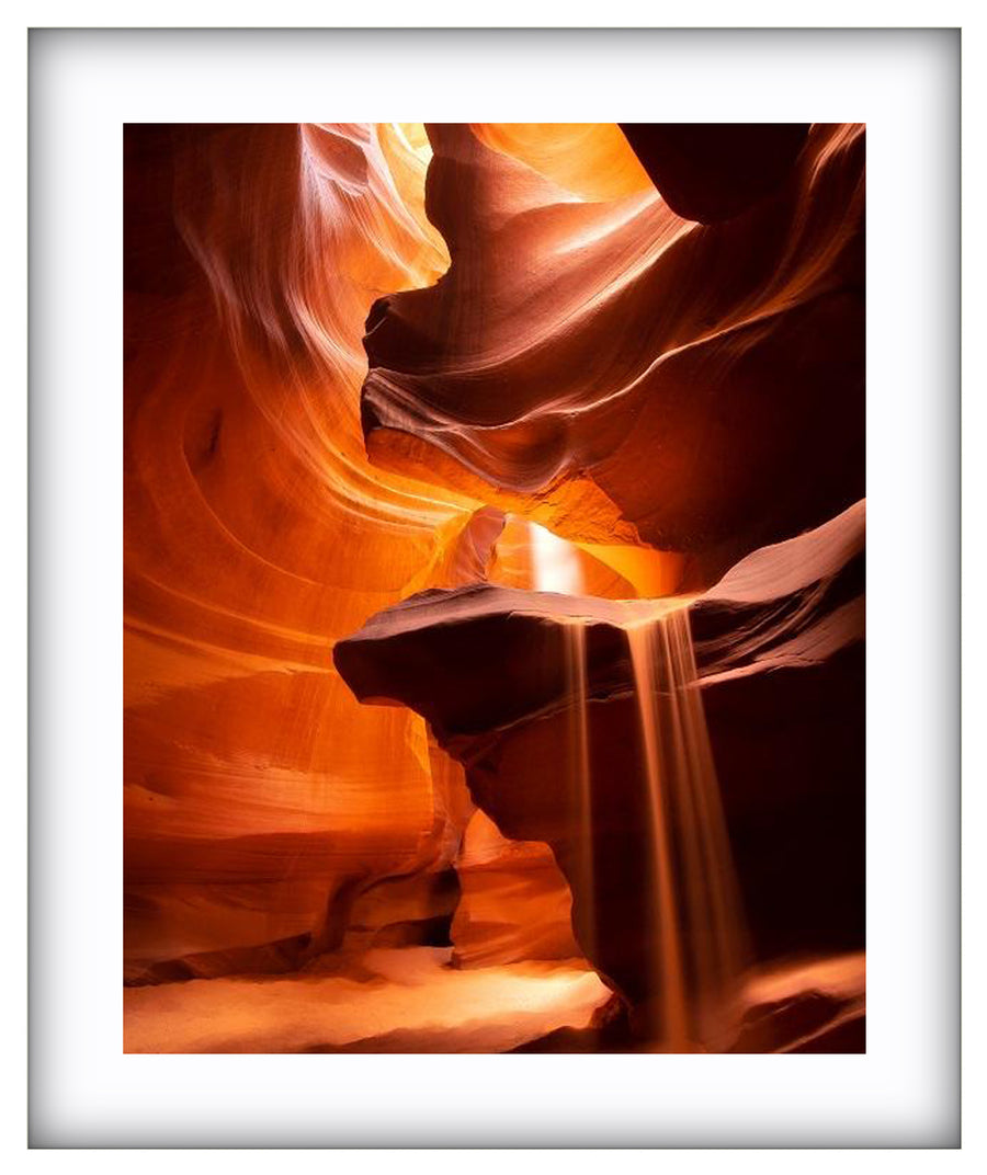 Sand Falls at Antelope Canyon