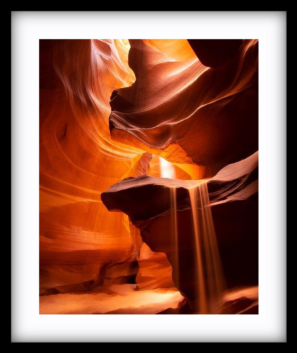 Sand Falls at Antelope Canyon