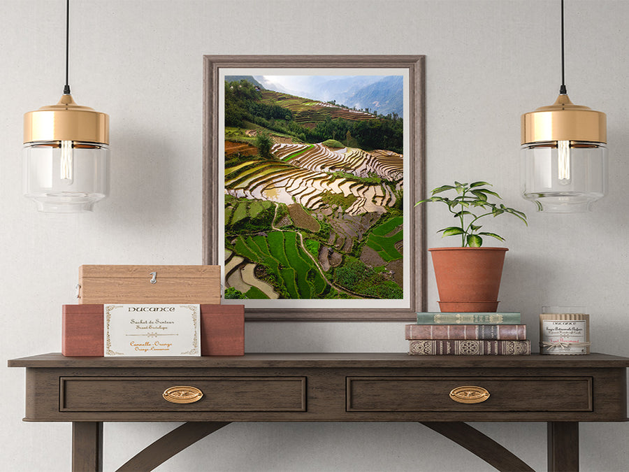 Sapa rice terraces in Vietnam