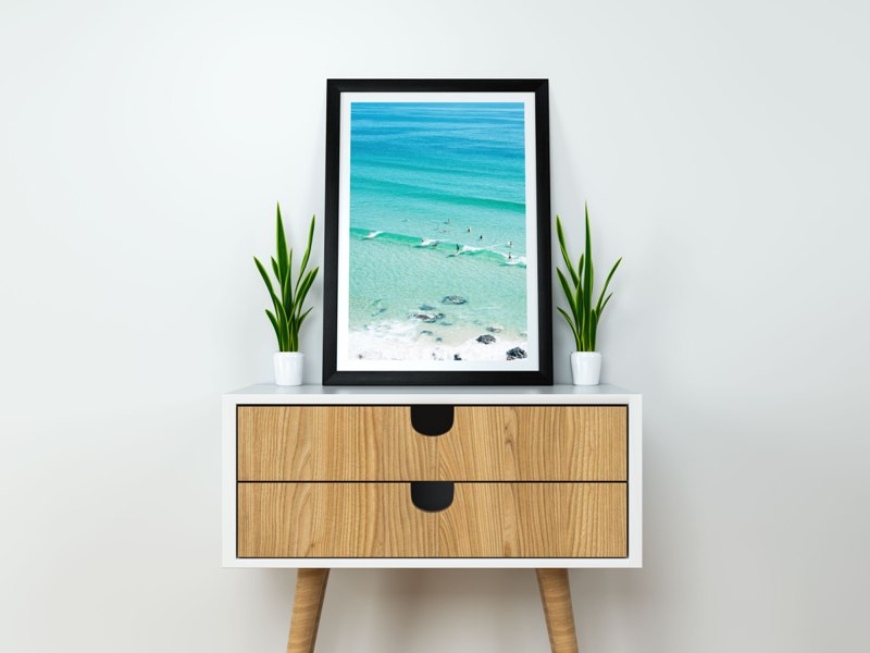 Surfing Waves at Kirra Beach, Gold Coast