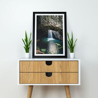 Natural Bridge Waterfall in Springbrook National Park, Gold Coast