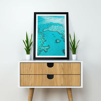Heart Reef in the Whitsundays, Australia