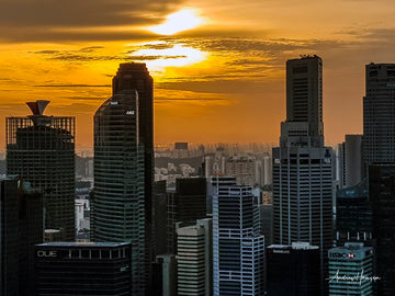 Singapore at Sunset