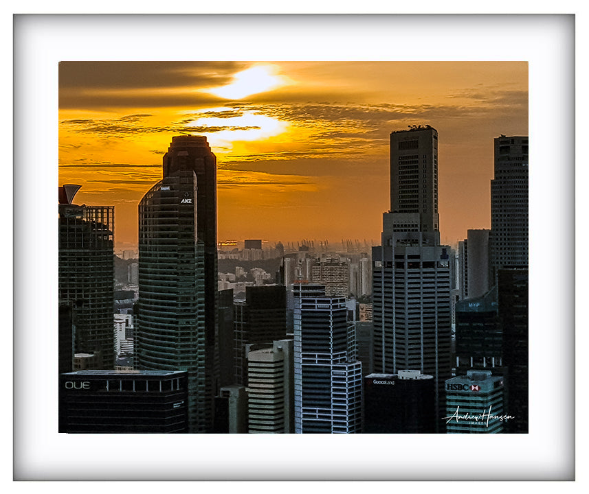 Singapore at Sunset