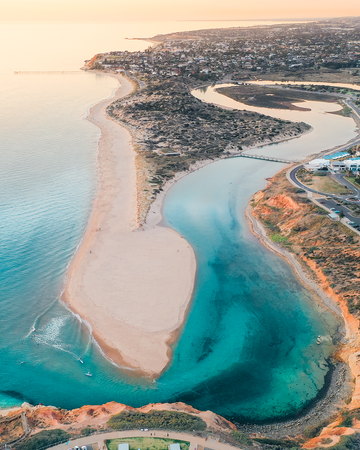 Port Noarlunga and Onkaparinga River Mouth - South Australia