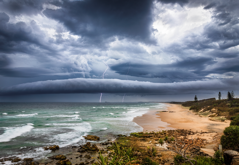 Storm over Maroochydore