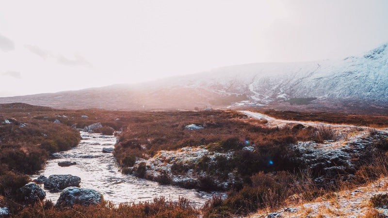 Stream leading to Mountain