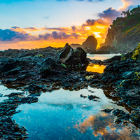 Sunrise Reflections, Port Macquarie NSW.