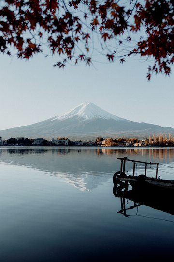 Sunrise over Mount Fuji