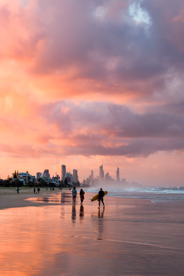 Sunset Surfer
