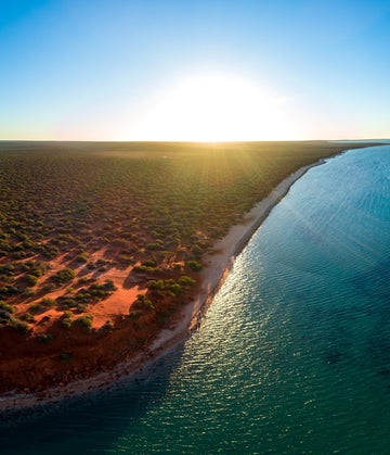 Sunset Scorched Land