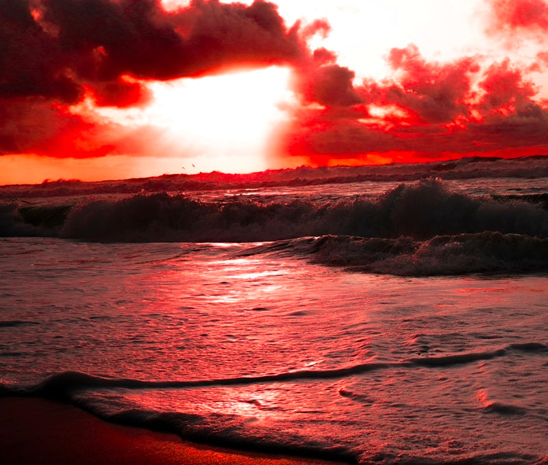 Sunset at sea
