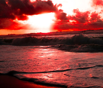 Sunset at sea