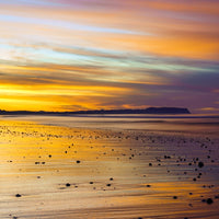 Sunset colours with Table Cape in North West Tassie