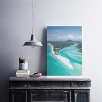 Swirling Sands at Whitehaven Beach, Australia