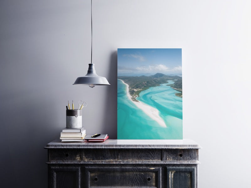 Swirling Sands at Whitehaven Beach, Australia
