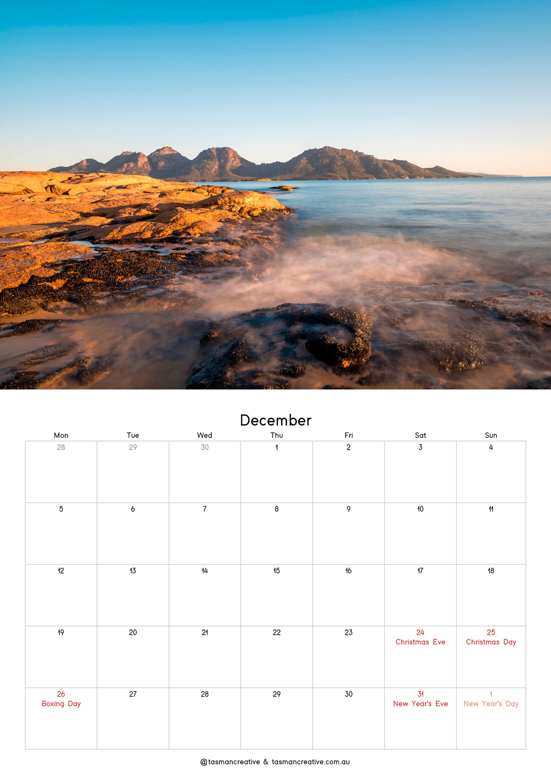 TasManCreative 2022 Calendar