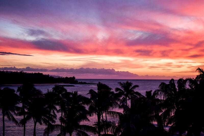 Turtle Bay Hawaii Sunset