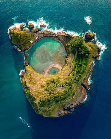 Volcanic island in the Azores - Portugal