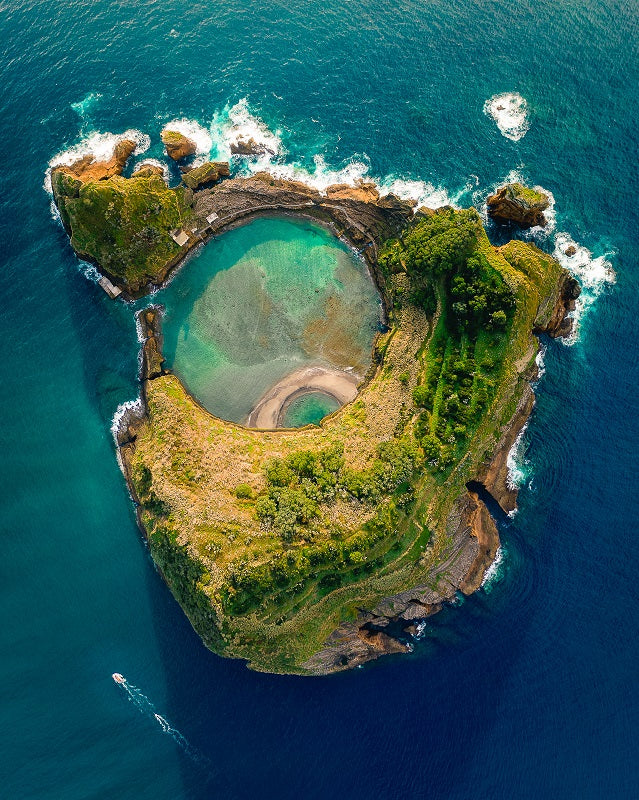 Volcanic island in the Azores - Portugal
