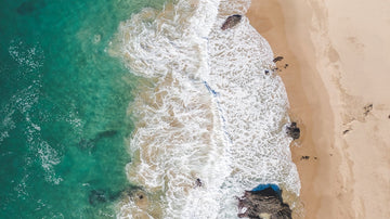 Footprints by the Sea