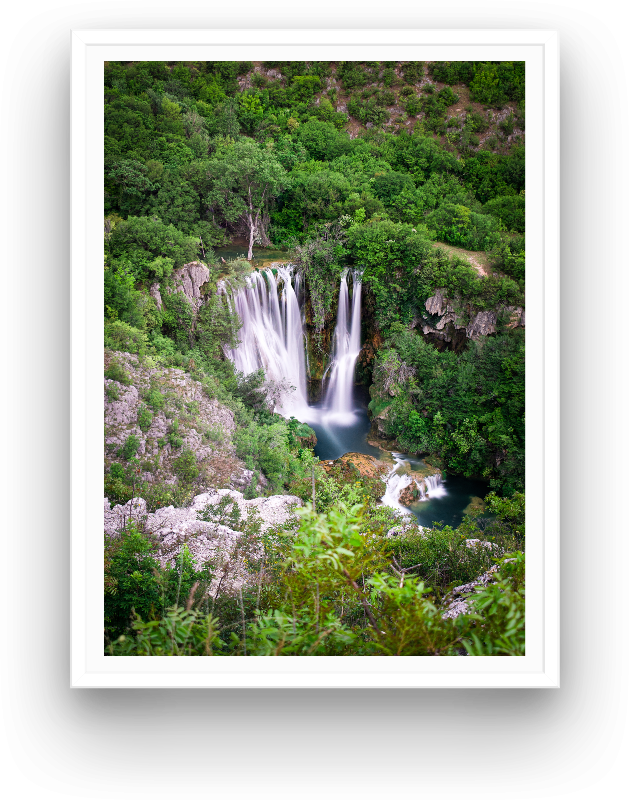 Manojlovac waterfall Croatia