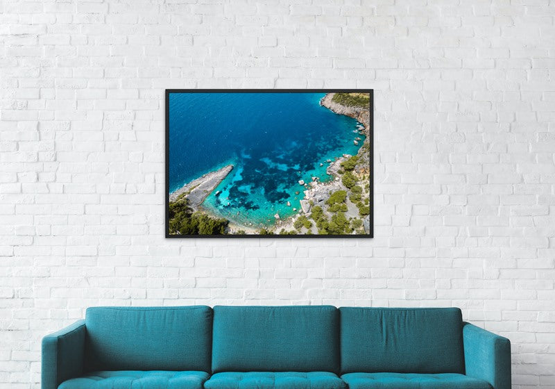 Aerial beach