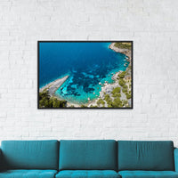 Aerial beach