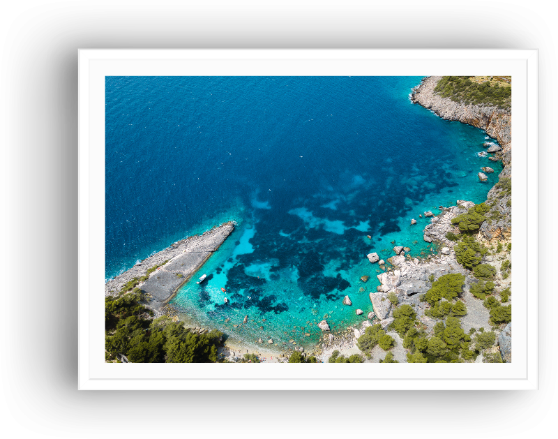 Aerial beach