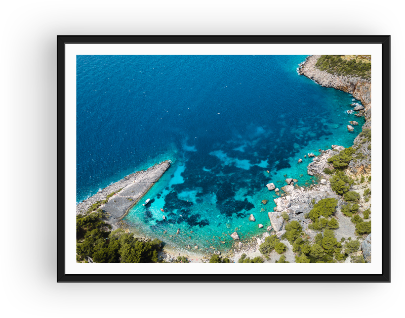 Aerial beach