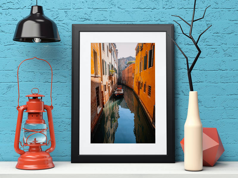 A gondola in Venice