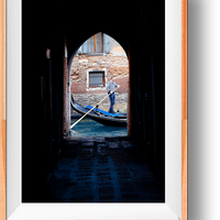 The gondola driver, Venice